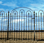Wrought Iron Woodson Gate For 4' Fencing