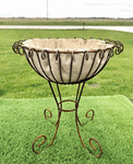Wrought Iron Ginger Flower Planter - Large Container