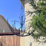 Wrought Iron Hanging Branch Tree