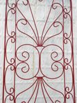 Wrought Iron Heart Garden Flower & Vine Trellis Frame