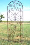 Wrought Iron Heart Garden Flower & Vine Trellis Frame
