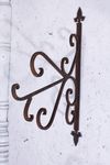 Wrought Iron Hook Decorative Basket Hanger
