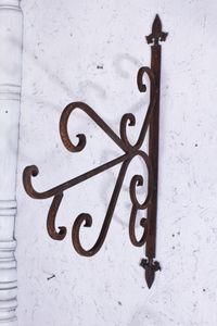 Wrought Iron Hook Decorative Basket Hanger