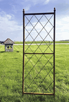 Wrought Iron Jackson Trellis Panel Ball Top Garden Lattice