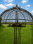 Wrought Iron Jester Arbor Gazebo - Lawn & Garden Trellis Arch