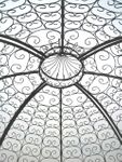 Wrought Iron Jester Gazebo Top - Gazebo Dome