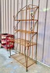 Wrought Iron Large Bakers Rack Shelf - Metal Planter Shelving