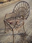 Wrought Iron Loops Table Patio Furniture
