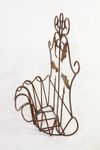 Wrought Iron Loretta Leaf Basket - Flower Container