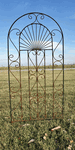 76 Wrought Iron Sante Fe Trellis Plant Support