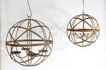24 Wrought Iron Mystic Candle Chandelier - Large Light