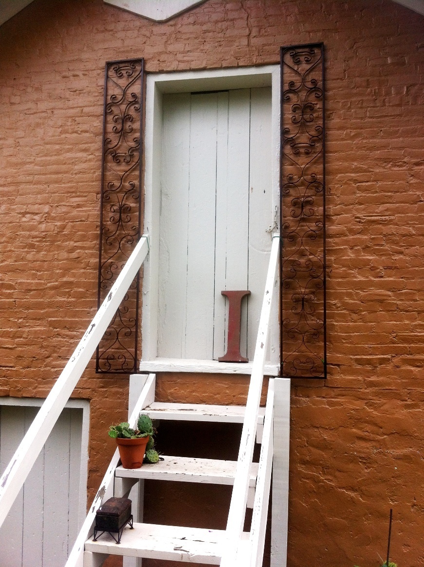 Wrought Iron New Orleans Door Exterior Shutters