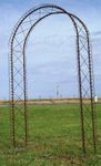 Wrought Iron Old Fashioned Flower Garden Arbor Out of Stock