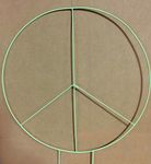 Wrought Iron Peace Signs Hanging Wall Yard Stake