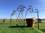 Wrought Iron Pineapple Fence - Garden Border Fence