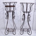 Wrought Iron Purcey Plant Stand Decorative Container