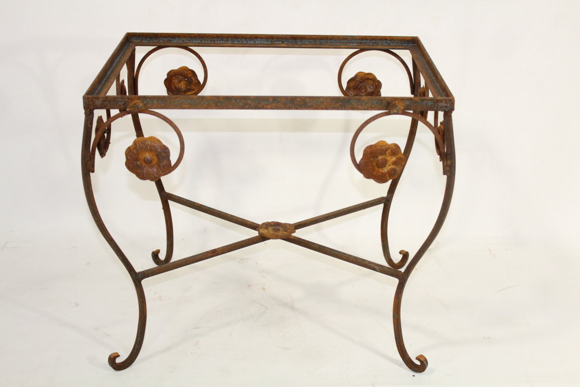 Wrought Iron Rectangle Table Exterior and Outdoor Furniture