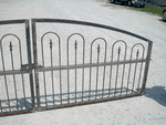 Wrought Iron Secure Lexington Driveway Gate - Fence - 3't x 12'w
