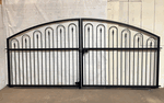 Wrought Iron Driveway Lexington Gate - Business - 4 x 12 ft Wide