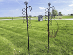 Wrought Iron Shepherds Hook - Plant Hanger Pot