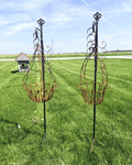 Wrought Iron Shepherds Hook - Plant Hanger Pot