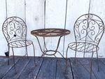 Wrought Iron Side Table  Patio Furnmiture