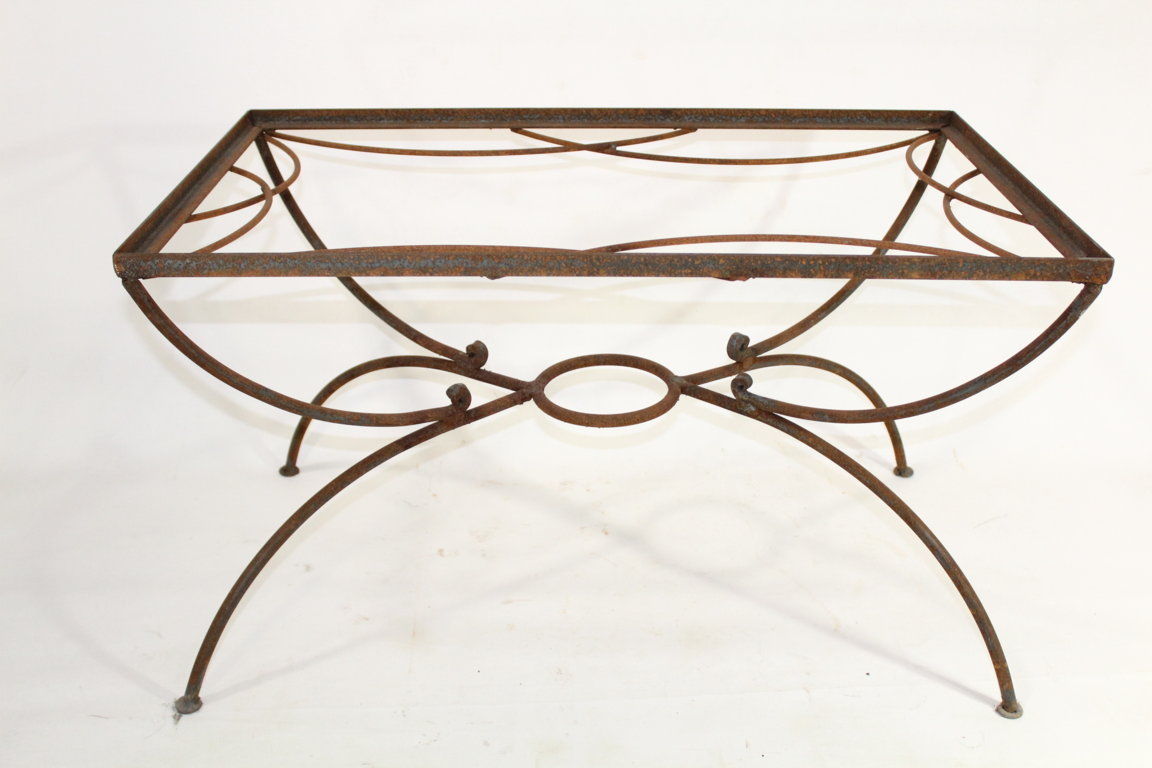 Wrought Iron Side Table Patio Furniture