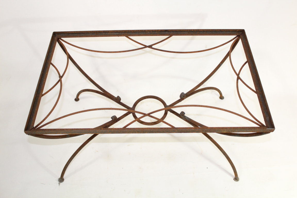Wrought Iron Side Table Patio Furniture