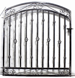 wrought-iron-single-gates