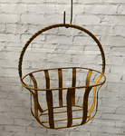 Wrought Iron Sm 16.5"  Benny Basket Decorative Container