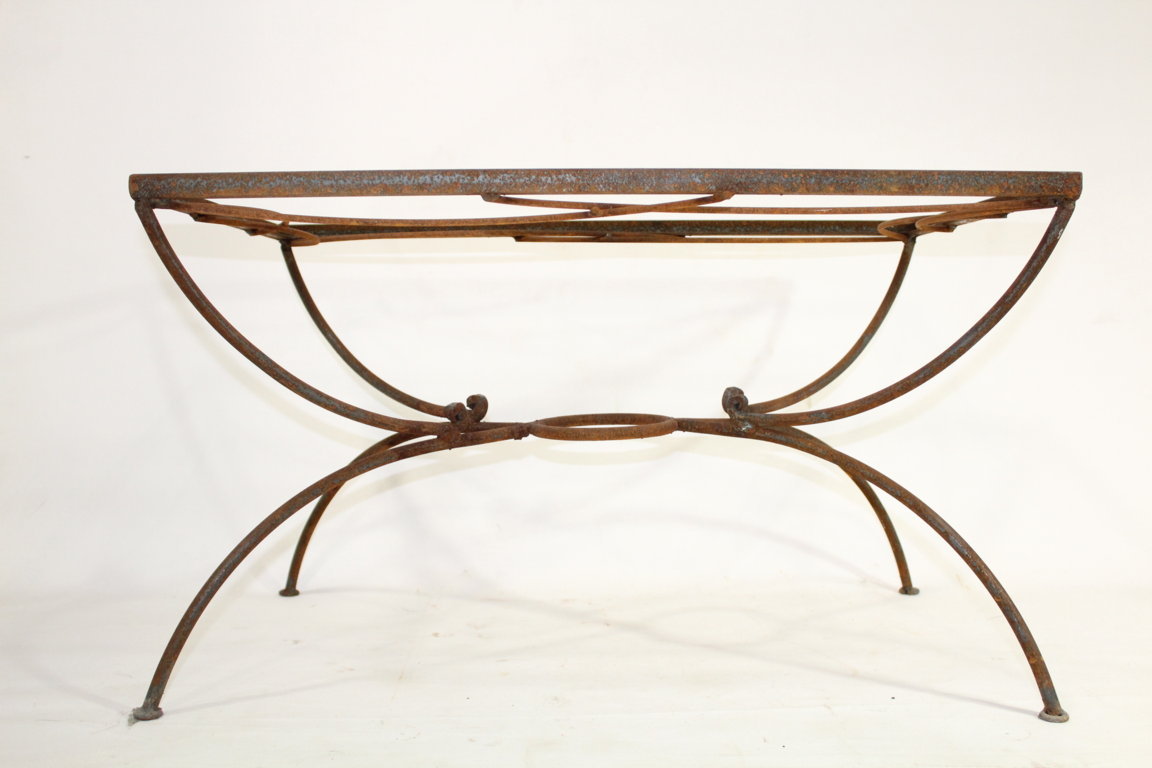 Wrought Iron Small Side Table Patio Furniture