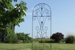 65 Tall Wrought Iron Upside Down Trellis Flower Support