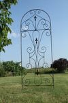 65 Tall Wrought Iron Upside Down Trellis Flower Support