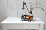 Wrought Iron Square Chicken Basket