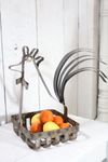 Wrought Iron Square Chicken Basket