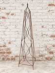 Wrought Iron Square Finial Flower Trellis - 7 Sizes