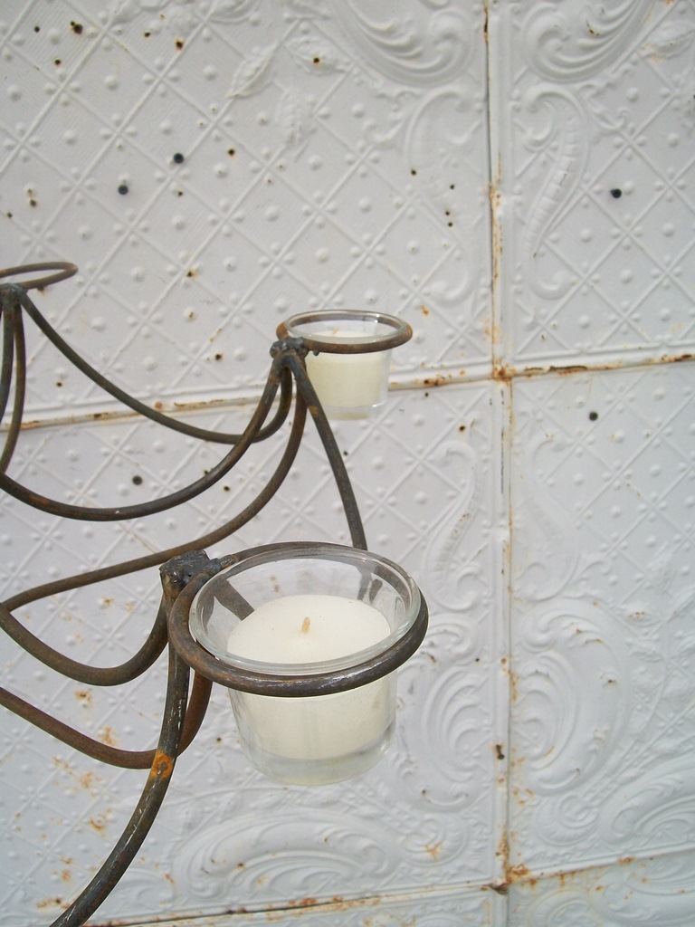 Wrought Iron Wanda Outdoor Candle Chandelier