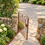 Wrought Iron Traditional Woodson Gate 36"t For 30" Opening