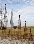 Metal Topiaries & Garden Obelisks