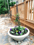 Wrought Iron Triangle Finial Topiaries 5 Sizes