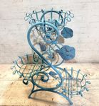 Wrought Iron Lorilei Triple Basket Plant Stand Decorative Container