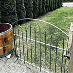 Wrought Iron Woodson Garden Fence Gate - 3 ft x 44 wide