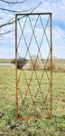 Wrought Iron X Trellis Plant Support Garden Accent