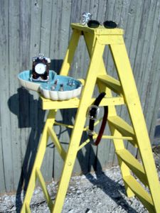 Yellow Stepladder for Display