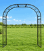 YOU Pick A Custom Width - Wrought Iron Shell Arbor
