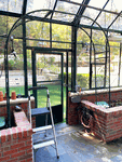 YOU Pick A Custom Width - Wrought Iron Shell Arbor