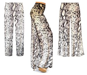 NEW! Wild Snake Rayon Customizable Plus Size & Supersize Pants - Tapered - Palazzo - Capri 1x to 9x