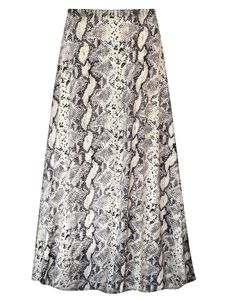 NEW! Plus Size Wild Snake Rayon Print Skirt Print Customizable 1x to 9x