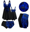 CLOSEOUT CLEARANCE! Plus Size Womens Sweetheart Blue Beach Exclusive Design 2pc Swimdress 3x