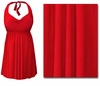 SOLD OUT! CLOSEOUT CLEARANCE! Plus Size Red 2PC Halter or Straps Style Swimsuit/Swimdress 6x